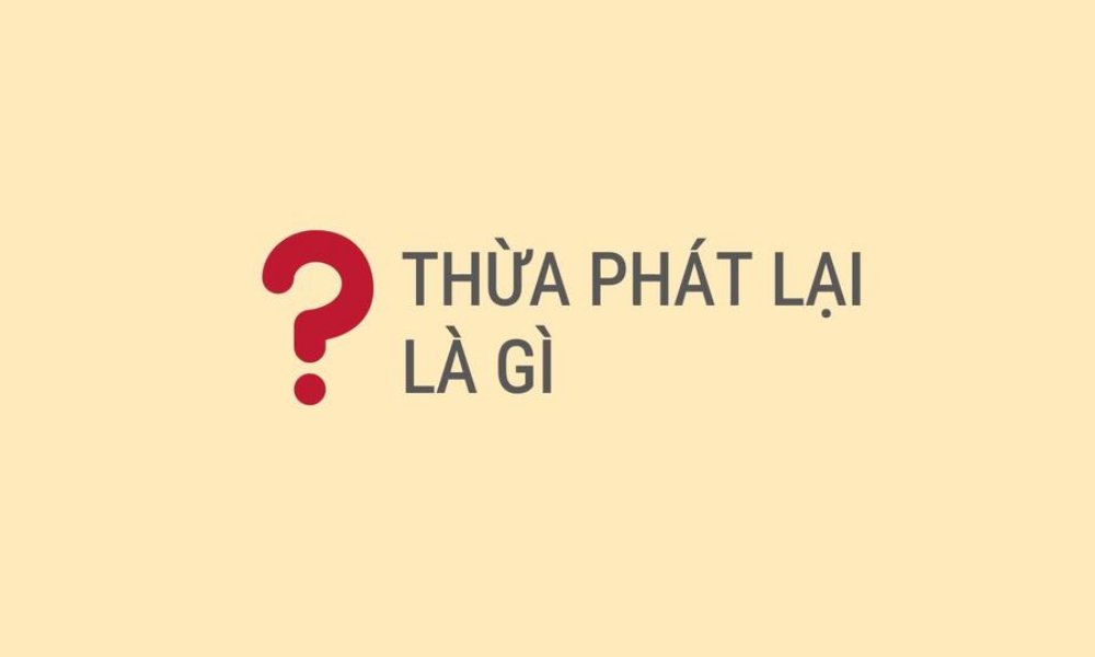 thừa phát lại gì